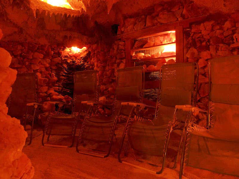Solná jeskyně v hotelu Cherry Horní Bečva 350m