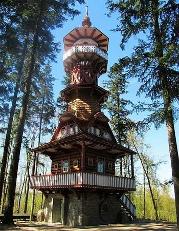 Jurkovičova rozhledna Rožnov 16km